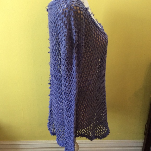 We the Free Crocheted Purple Top Size L - Picture 8 of 12